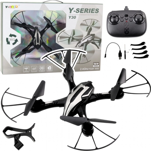 Drone Y30 med LED lys og 360° rotation