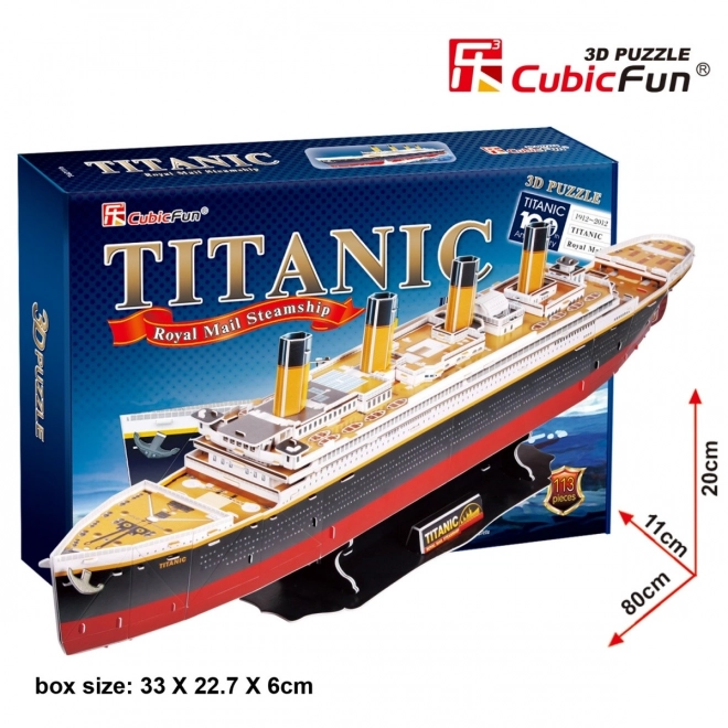 3D puslespil Titanic