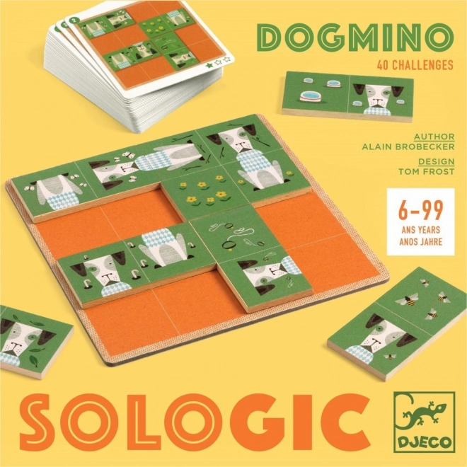 Træ logisk spil Dogmino