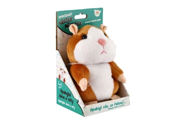 Talende plysbamse hamster Mirek
