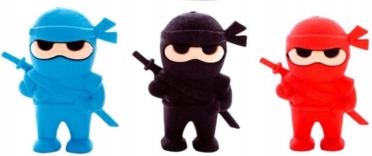 Astra Ninja viskelæder, 1 stk (mix af farver)