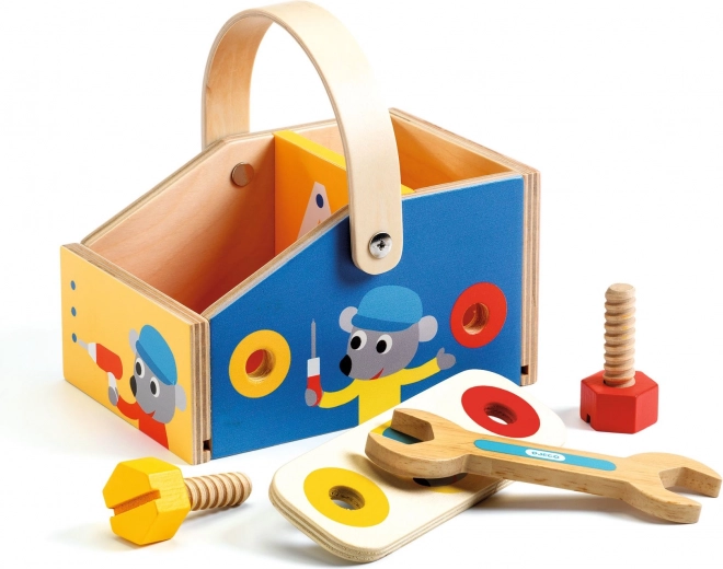 Læring gennem leg: skruning og byggeri