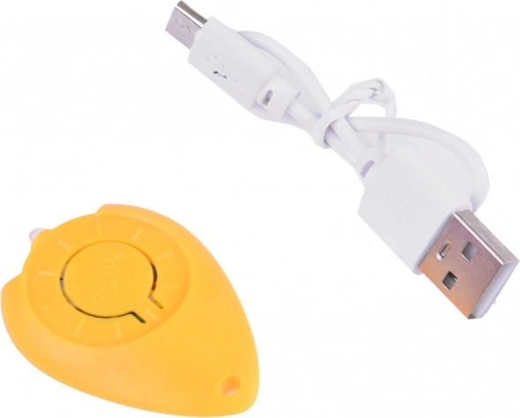 Opladning via USB og fjernbetjent tænd/sluk