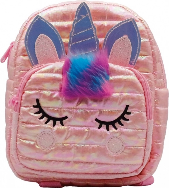 Puffy Unicorn rygsæk lyserød