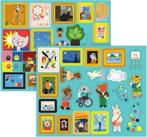 Petit Collage magnetisk teater Mit Museum