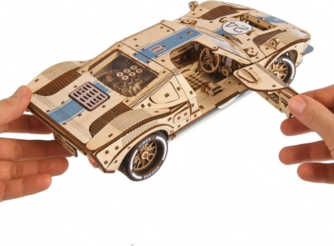 Ugears 3D træ mekanisk puslespil Endurance Racer