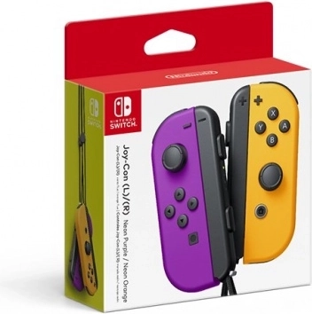 Joy-Con-par Neonlilla/Neonorange