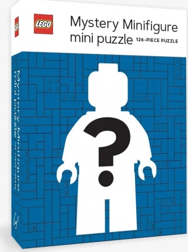LEGO puslespil hemmelig minifigur 126 brikker – Blå