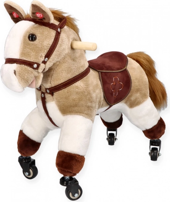 Gyngende hest Mustang på hjul