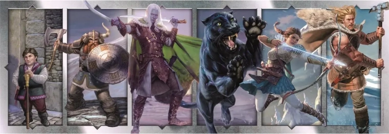 Panoramapuslespil CLEMENTONI DUNGEONS & DRAGONS 1000 brikker
