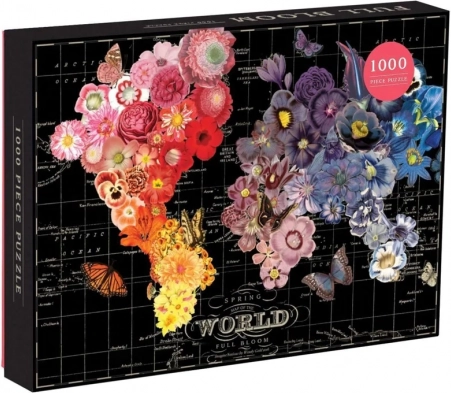 galison puslespil blomstrende jord 1000 brikker