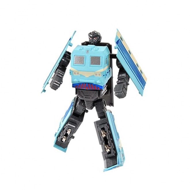 Metalrobot foldbar lokomotiv blå