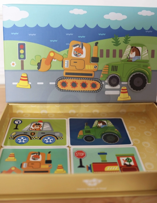Tooky Toy Magnetisk Montessori Boks med 80 Dele
