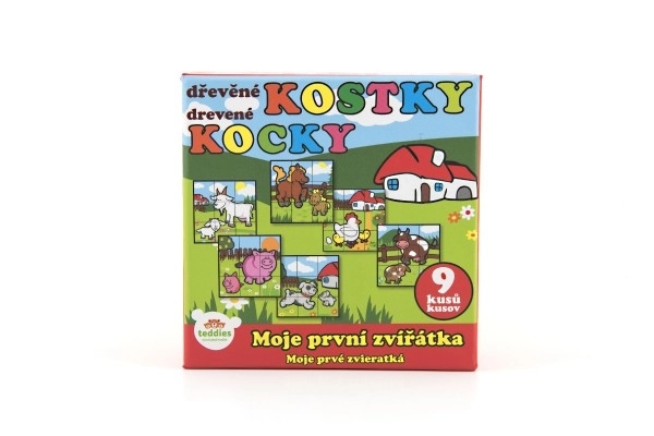 Klodser kubus mine første dyr