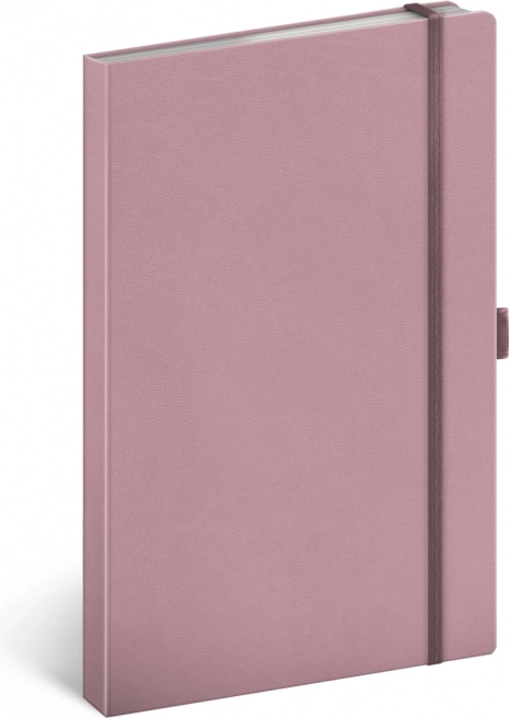 Notique linjeret notesbog pink 13 × 21 cm