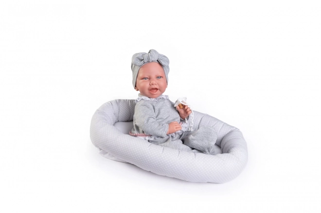 Antonio Juan 33228 CARLA - realistisk babydukke med blødt stoflegeme - 42 cm
