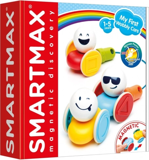 SmartMax mine første vuggende biler, magnetisk byggesæt til børn 1–5 år