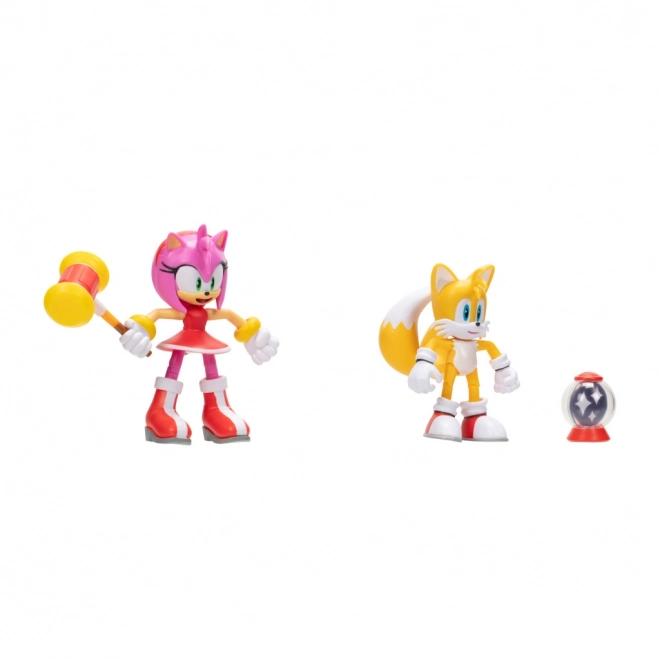 Figurer Sonic 2 stk Amy + Tails 10 cm
