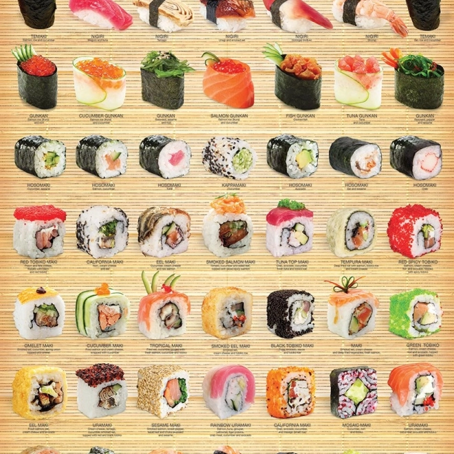 EUROGRAPHICS Puslespil Sushi 1000 brikker