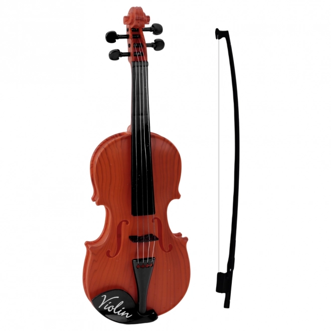 Violin for børn med brun bue