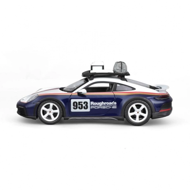 Bburago 1:24 Racing - Porsche 911 Dakar - Blå 953 Roughroads