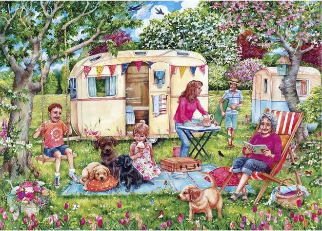 Puslespil Caravanflugt 1000 brikker