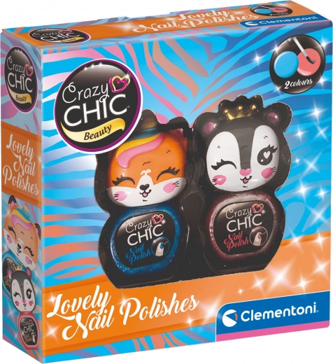 Clementoni Crazy Chic Beauty: neglelaksæt Lovely – Dobbeltpakke