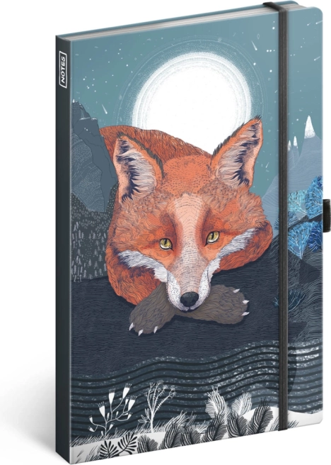 Noteshæfte NOTIQUE Animalium af Lucie Jenčíková, linjeret, 13 x 21 cm