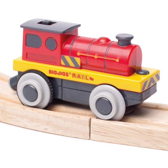 Bigjigs Rail Elektrisk lokomotiv Rød styrke