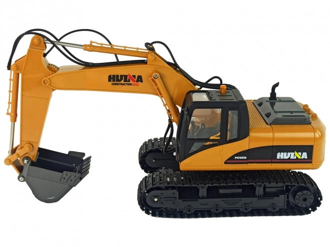 Gul RC Gravemaskine Caterpillar 1:14 med Fjernbetjening