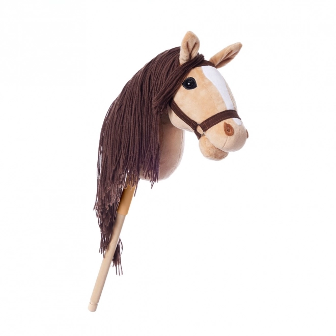 HOPPIHORSE kæphest hobby horse størrelse A3 beige
