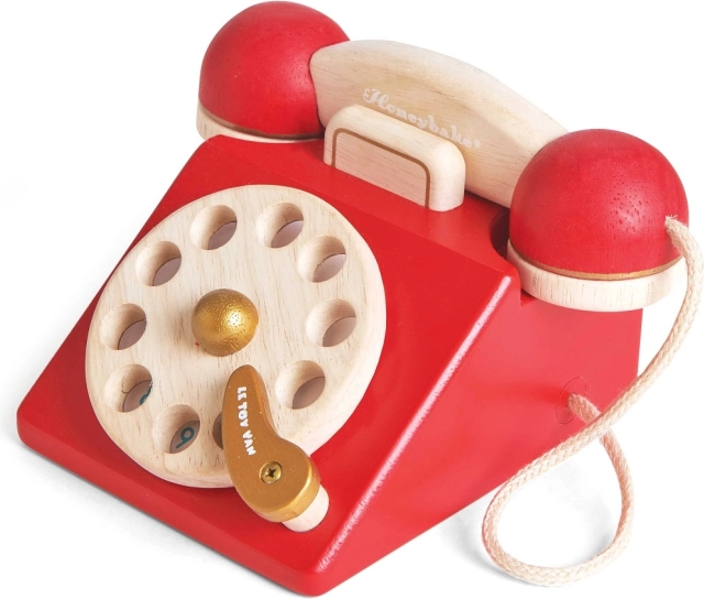 Træ retrotelefon LE TOY VAN