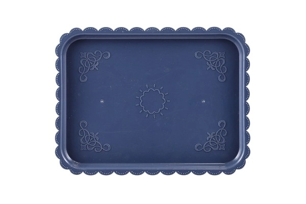 Sæt af service og mad med bakke plast i pose 22x30cm