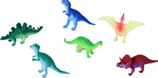 Dinosaursæt 6 stk. på blister