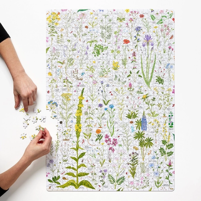 Puslespil 1000 dele Puzzlove Markblomster