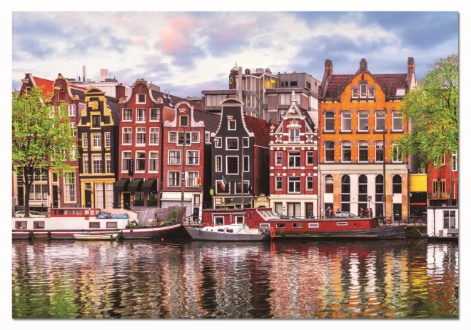 EDUCA Puslespil Dansende huse, Amsterdam 1000 brikker
