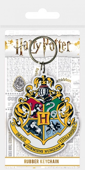 Harry Potter Hogwarts gummi nøglering