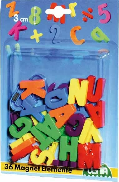 Store magnetiske bogstaver 36 stk