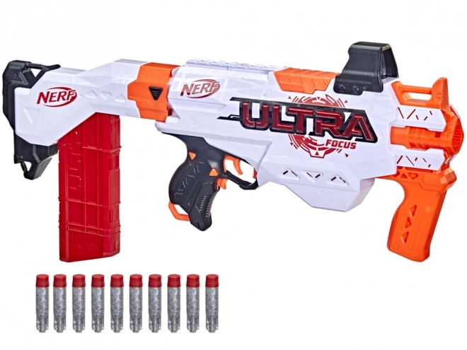 Stor automatisk Nerf Ultra Focus pistol med patroner