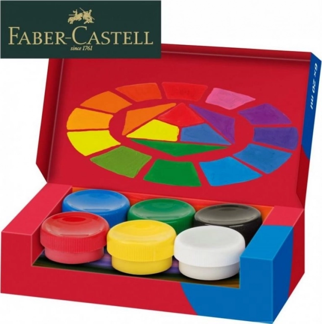 Temperafarver Faber-Castell 6x20ml