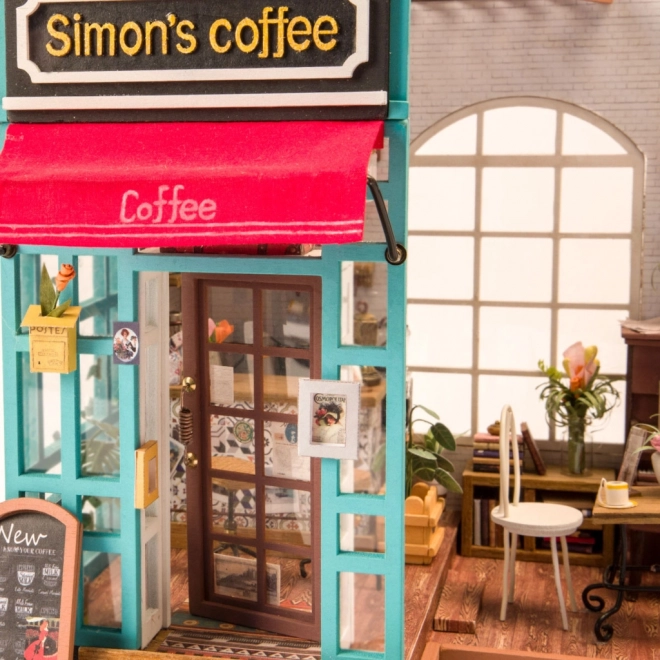 Simons Café - DIY Miniature café i dukkehus