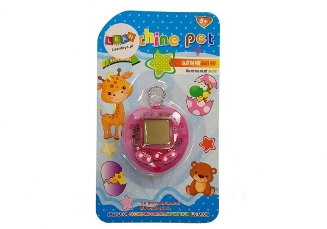 Elektronisk spil Tamagotchi Pink med kort kæde