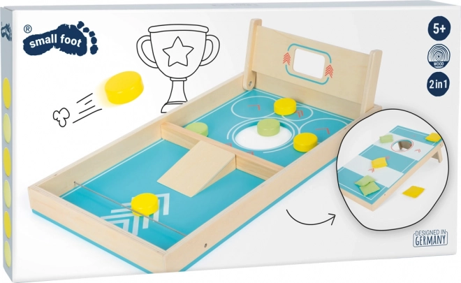 Small foot Spil 2i1 Cornhole og bordhockey Aktiv