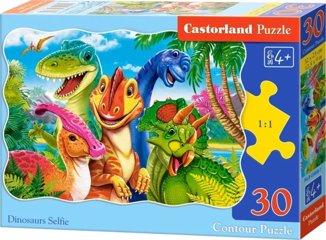 Castorland puslespil Dinosaur Selfie 30 brikker