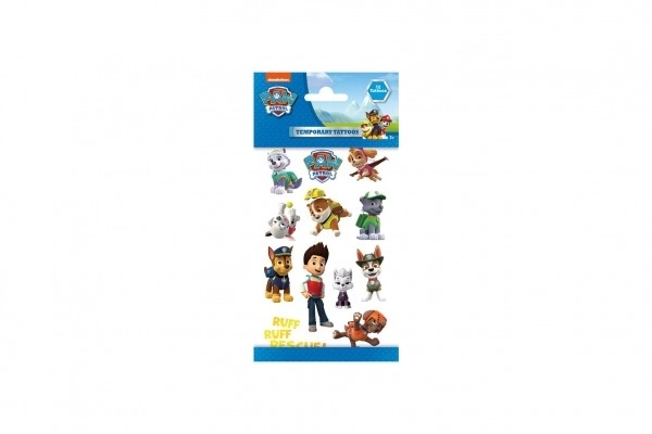 Farverige Paw Patrol Tatoveringer 12 stk i pose