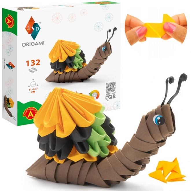 Alexander kreativ 3D origami snegl