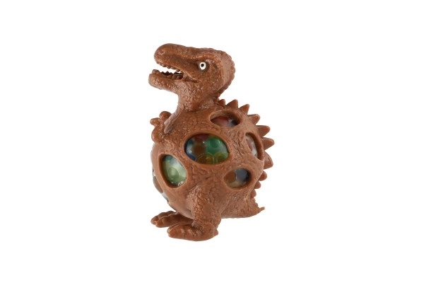 Dinosaurus antistress klemmeslim 7x5cm 4 farver i pose