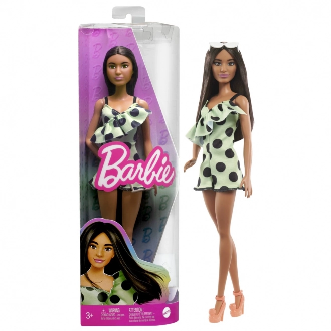 Barbie Fashionistas dukke i prikket buksedragt