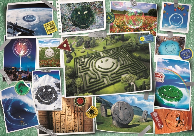 Puzzle Smiley: Glade billeder 1000 brikker