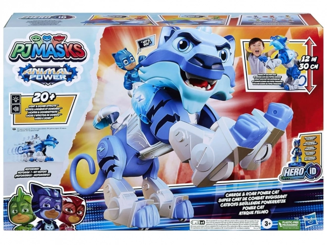 PJMasks brølende modige kat med figur